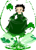 GIF animado (17382) Betty boop san patricio