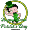GIF animado (17384) Betty boop san patricio