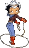 GIF animado (17105) Betty boop vaquera