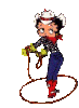 GIF animado (17107) Betty boop vaquera