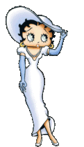 GIF animado (17101) Betty boop vestido novia