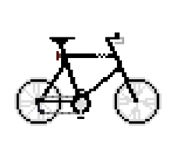 GIF animado (15542) Bicicleta pixel