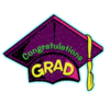 GIF animado (22567) Birrete felicidades graduado