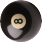 GIF animado (15406) Bola 8 de billar girando