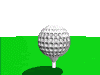 GIF animado (16158) Bola golf golpeada