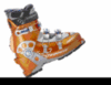 GIF animado (15677) Bota esqui naranja