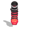 Imagen GIF de Bota esqui roja animado