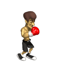 GIF animado (15465) Boxeador botando
