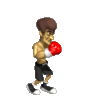 GIF animado (15465) Boxeador botando