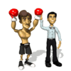 GIF animado (15470) Boxeador ganador
