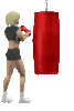 GIF animado (15474) Boxeador mujer