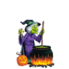 GIF animado (22687) Bruja caldero