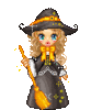 GIF animado (23103) Bruja dollz halloween