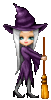 GIF animado (23105) Bruja dollz halloween
