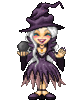 GIF animado (23106) Bruja dollz halloween