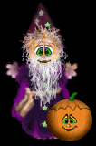 GIF animado (22696) Bruja en halloween