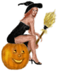 GIF animado (22703) Bruja en halloween