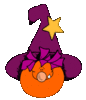 GIF animado (22704) Bruja en halloween