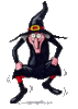GIF animado (22714) Bruja saltando