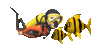 GIF animado (16559) Buzo peces