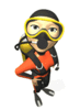 GIF animado (16564) Buzo profesional