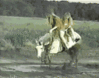 GIF animado (24041) Caballo jugando barro