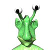 GIF animado (20840) Cabeza alien