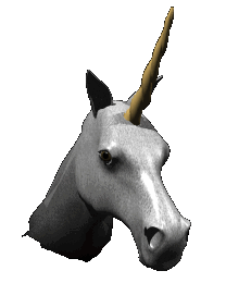 GIF animado (21737) Cabeza unicornio