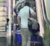 GIF animado (24253) Caida escaleras mecanicas
