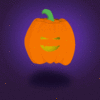 GIF animado (22849) Calabaza flotando