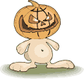 GIF animado (22803) Calabaza halloween conejo