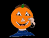 GIF animado (22733) Calabaza halloween divertida