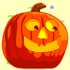 GIF animado (22739) Calabaza halloween divertida