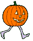 GIF animado (22740) Calabaza halloween divertida