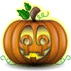 GIF animado (22745) Calabaza halloween divertida