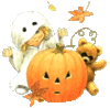 GIF animado (22751) Calabaza halloween divertida