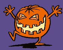 GIF animado (22752) Calabaza halloween divertida