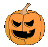 GIF animado (22758) Calabaza halloween divertida
