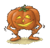 GIF animado (22766) Calabaza halloween divertida