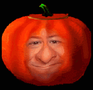 GIF animado (22768) Calabaza halloween divertida