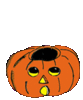 GIF animado (22815) Calabaza halloween fantasma