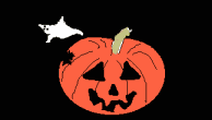 GIF animado (22817) Calabaza halloween fantasma