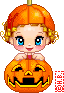 GIF animado (22895) Calabaza halloween infantil