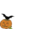 GIF animado (22804) Calabaza halloween murcielago