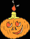GIF animado (22902) Calabaza halloween ninos