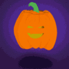 GIF animado (22889) Calabaza riendo