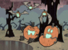 GIF animado (23032) Calabazas riendo calabazas murcielago