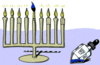GIF animado (22610) Candelabro menorah
