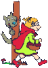 GIF animado (16955) Caperucita roja lobo
