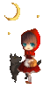 GIF animado (16957) Caperucita roja lobo anime